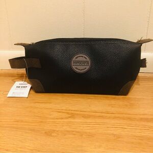 Manscaped The Shed Mens Toiletry Travel Pouch Bag Faux Leather NEW